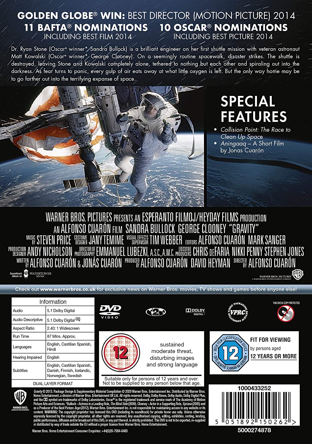 Gravità [DVD] [2013]