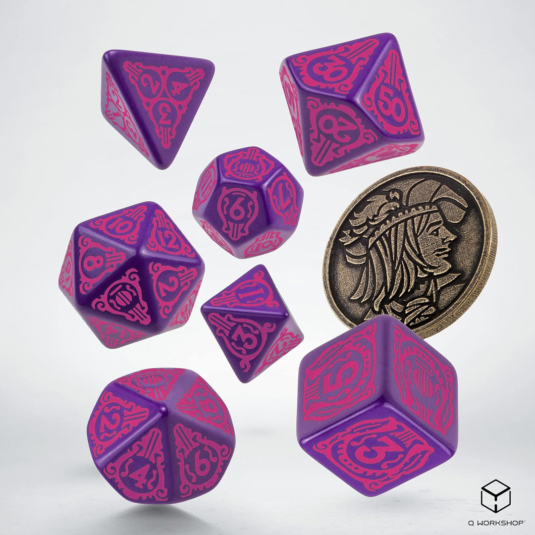 Witcher Dice Set. Dandelion  Dice Game