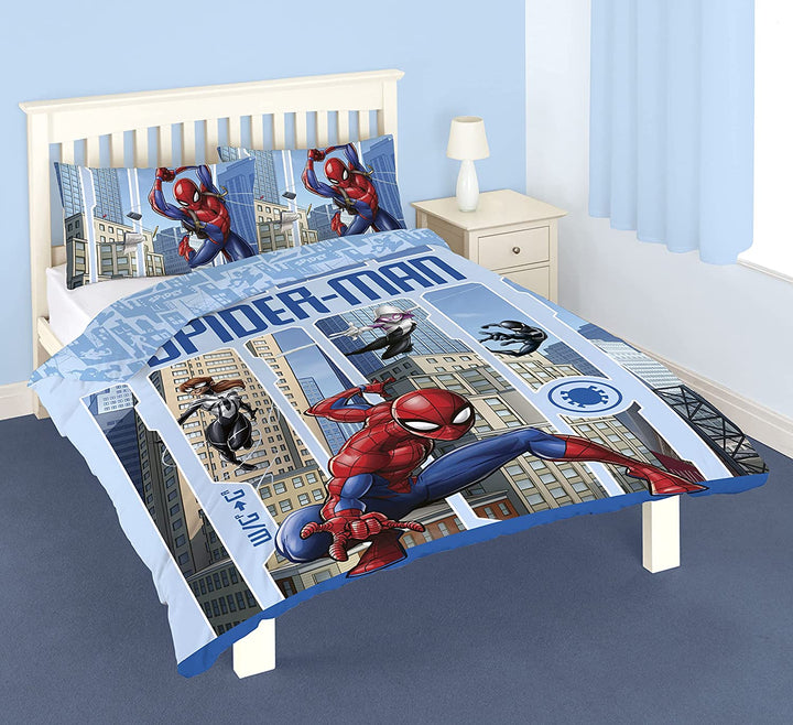 Offizielles Disney Spiderman-Doppelbettbezug-Set