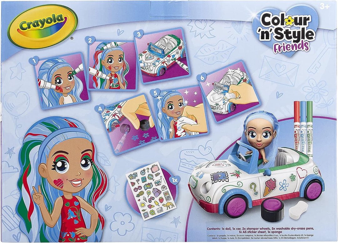 CRAYOLA Color 'n' Style Friends: Bluebell – Coupe Spielset | Färben und stylen Sie Ihr eigenes