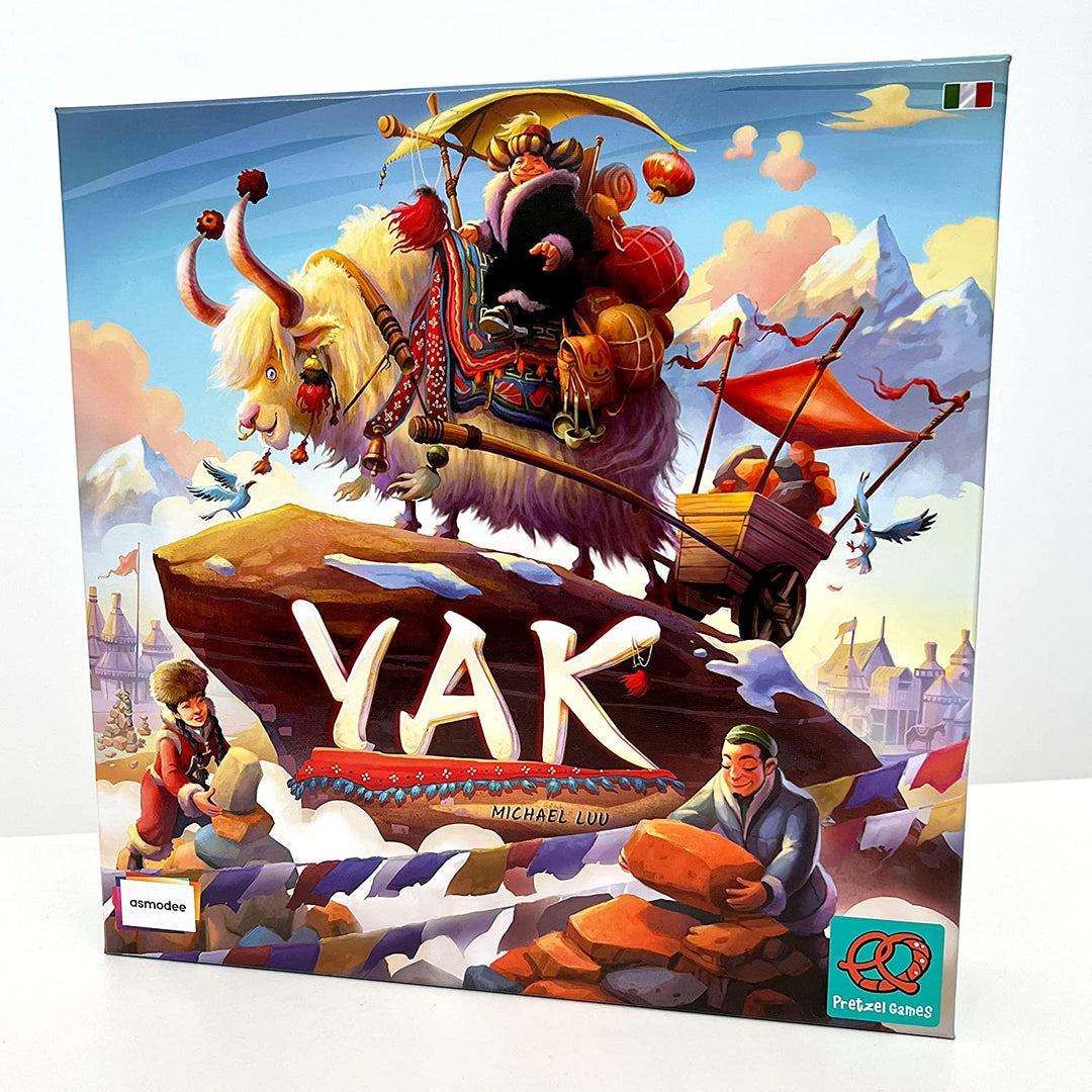 Pretzel Games | Yak | Board Game | Ages 8+ | 2-4 Players | 30-60 Minutes Playing