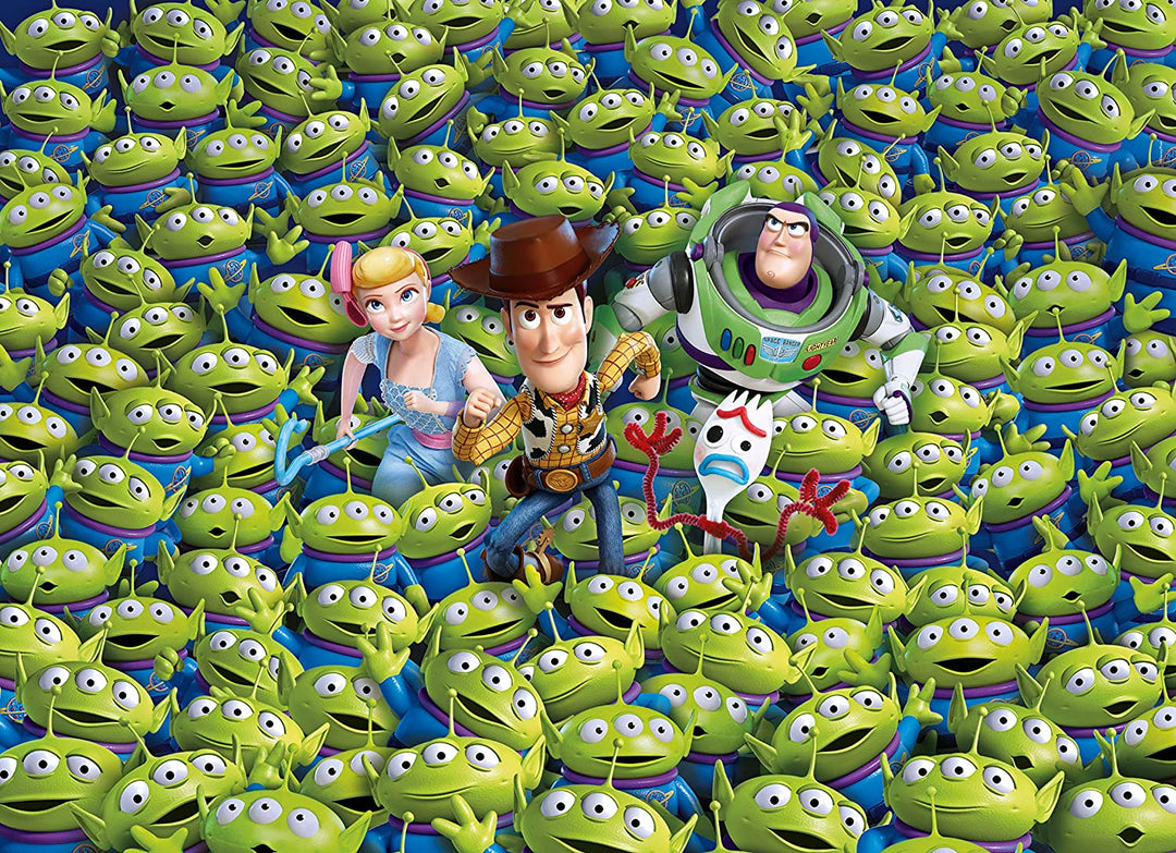 Clementoni 39499 Impossible Puzzle Disney Toy Story 4 1000 Teile Puzzle für Erwachsene