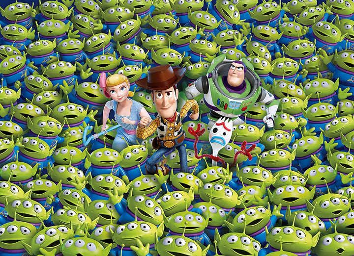 Clementoni 39499 Impossible Puzzle Disney Toy Story 4 1000 Teile Puzzle für Erwachsene