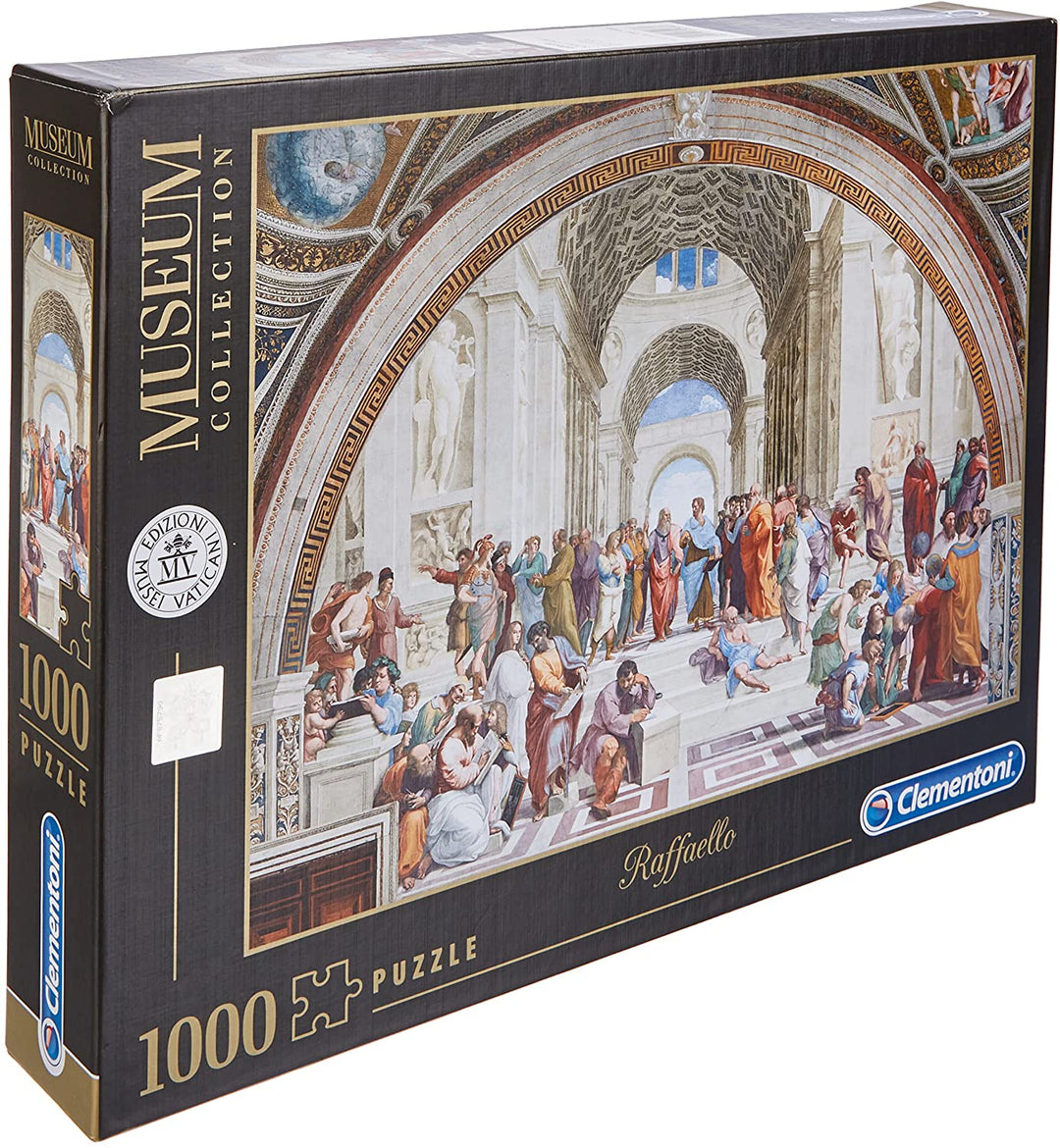 Clementoni 39483 39483-Puzzle Vaticano La Scuola di Atene 1000 Pezzi, M