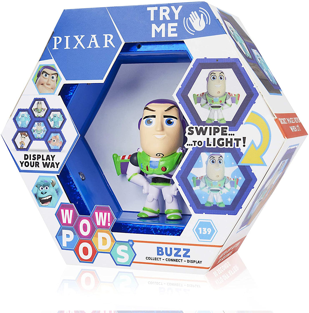 WOW! PODS Buzz Lightyear – Toy Story 4 | Offizielle Disney Pixar leuchtende Wackelkopf-Sammelfigur