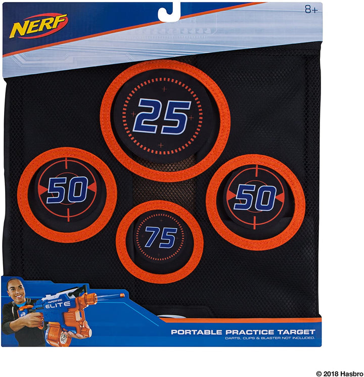 Nerf 11506 Elite Tragbares Übungsziel, Schwarz