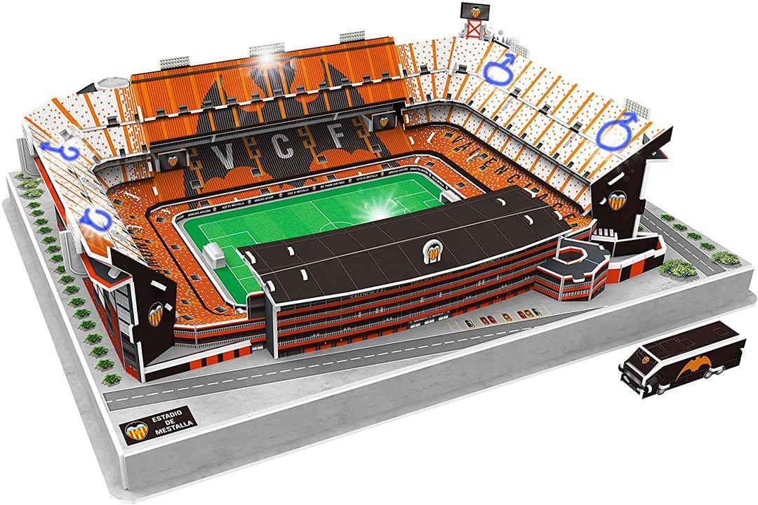 Valencia C.F. 13682 3D Puzzle with Light Stadium Mestalla (Valencia CF)