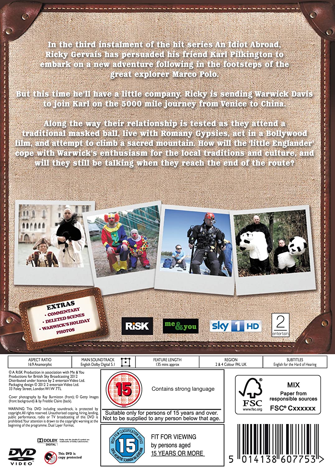 An Idiot Abroad - Series 3 [DVD]