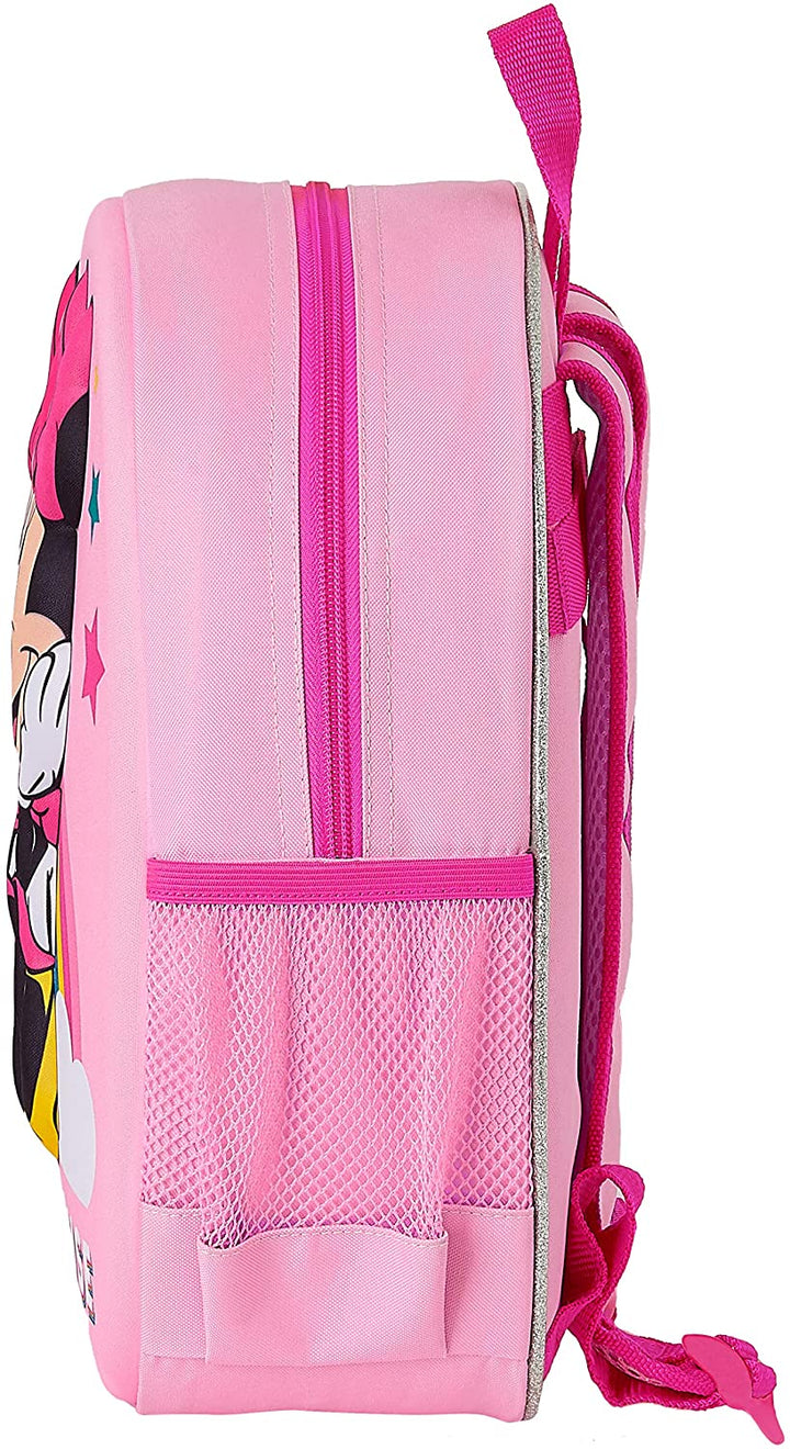 Safta Rucksack mit 3D-Design, anpassbar an Minnie Mouse Cart, 270 x 100 x 320 mm