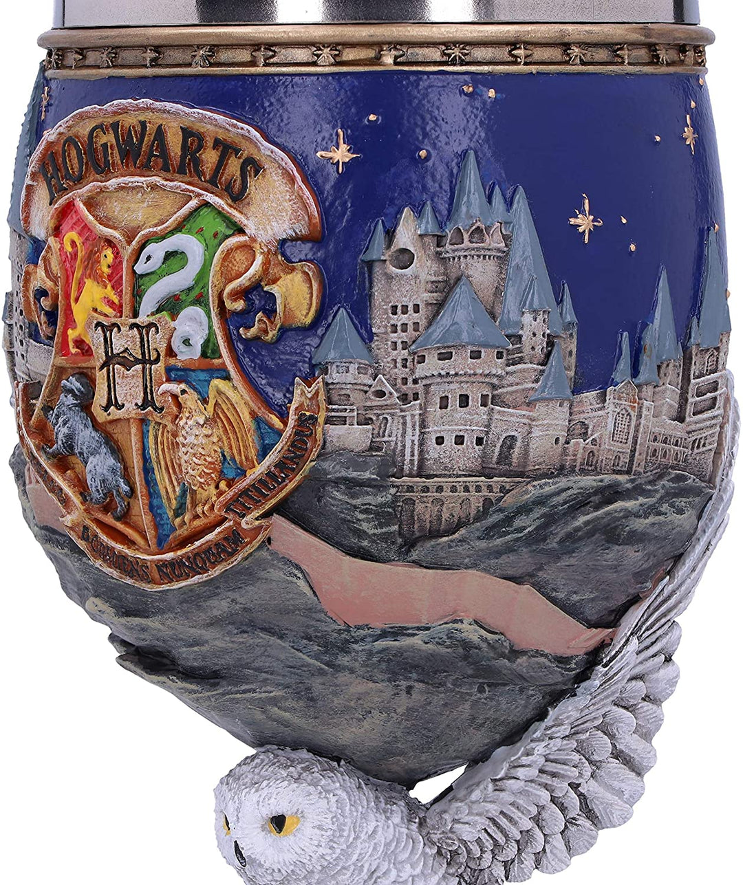 Nemesis Now Harry Potter Hogwarts School of Witchcraft and Wizardry Collectible Goblet, Blue, 19.5cm