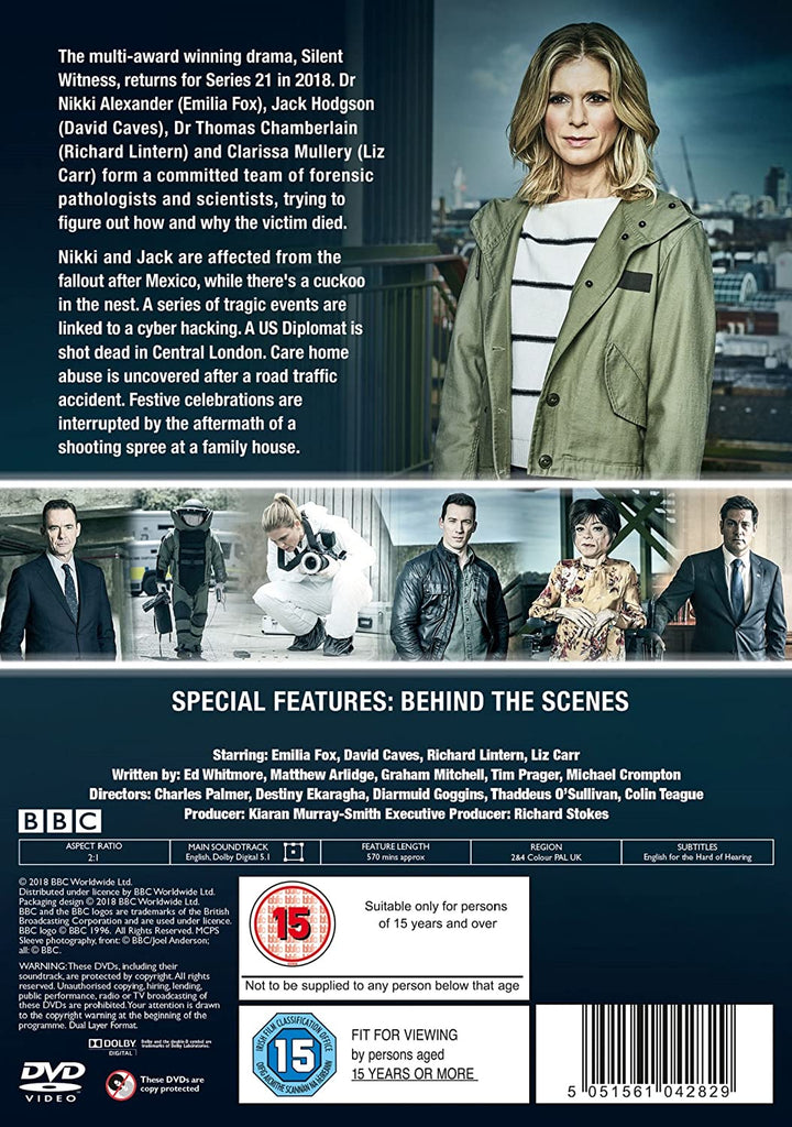 Silent Witness – Serie 21 – Drama [DVD]