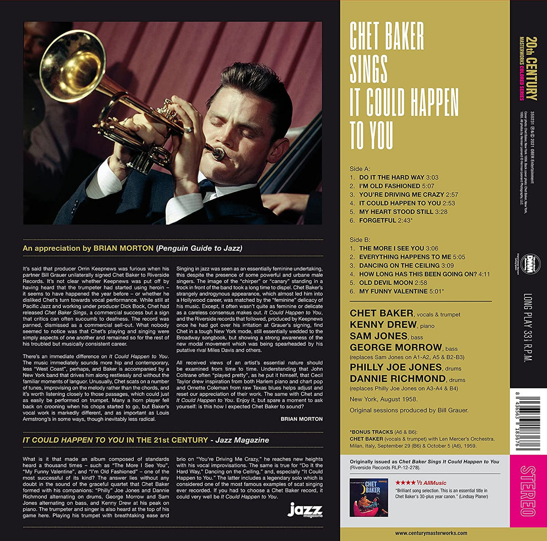 Chet Baker – Chet Baker Sings: It Could Happen To You [VINYL]