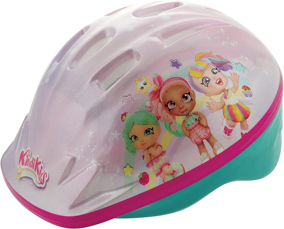 MV Sports Girls' Kindi Kids Safety Helmet, Multicoloured, 46-54cm