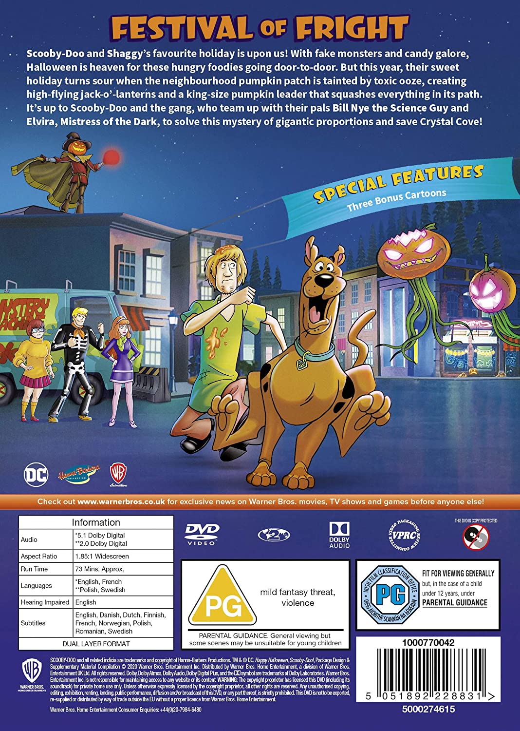 Happy Halloween, Scooby Doo! [2020] [DVD]