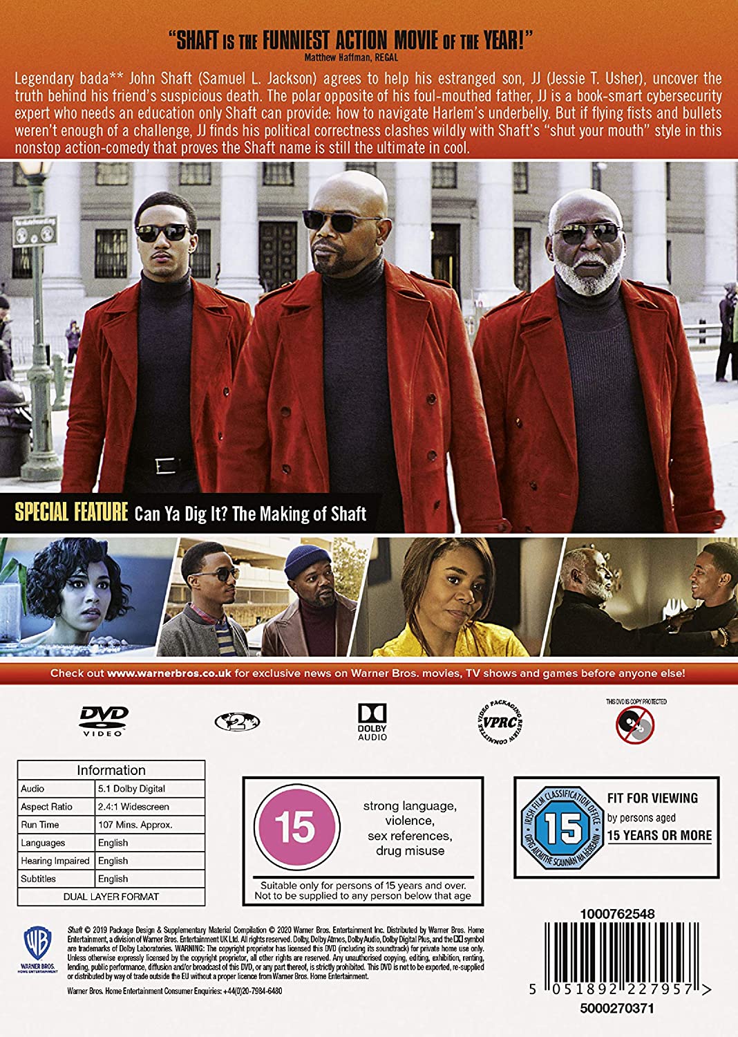 Shaft [2019] - Action/Crime [DVD]