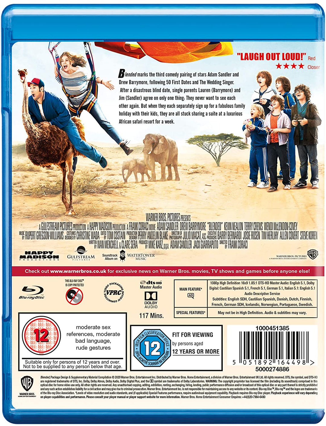 Blended [2014] [Region Free] - Comedy [Blu-ray]