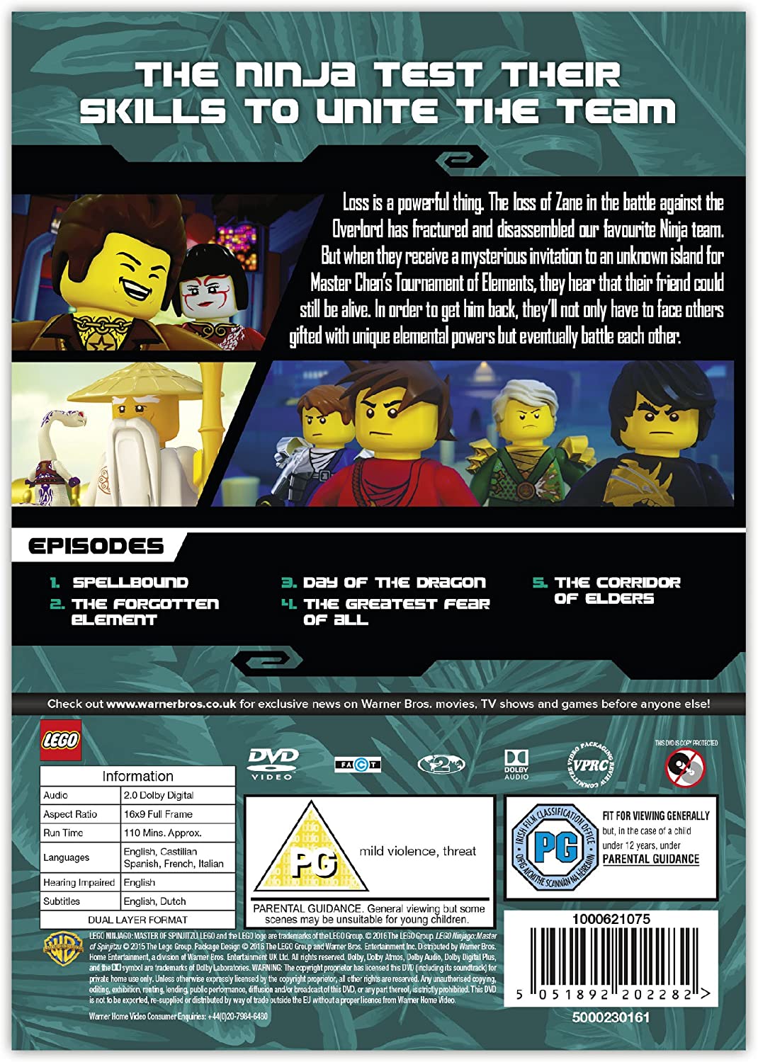 LEGO Ninjago:Trnamnt Of Elments S) - Animation [DVD]