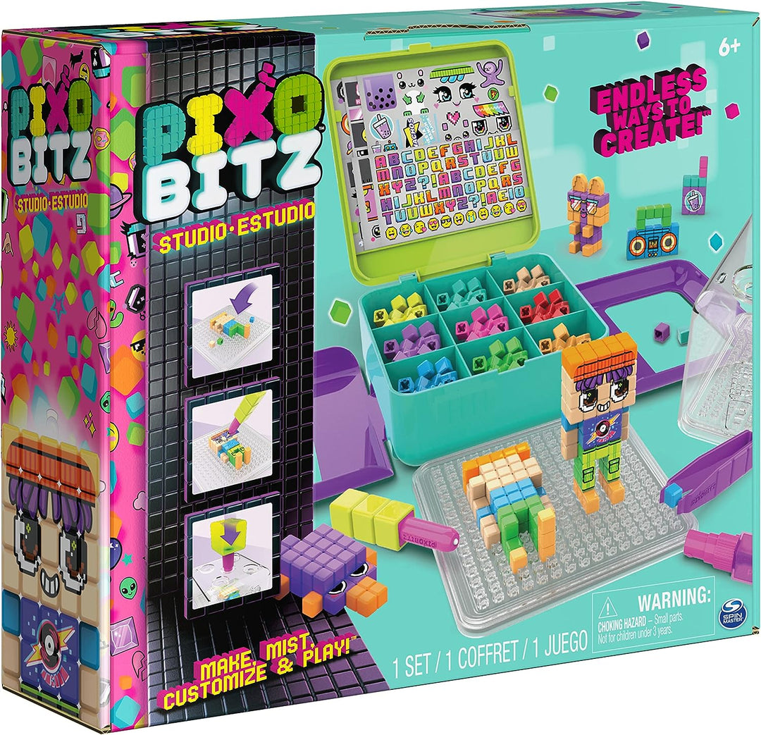 Pixobitz Studio with 500 Water Fuse Beads, Decos and Accessories