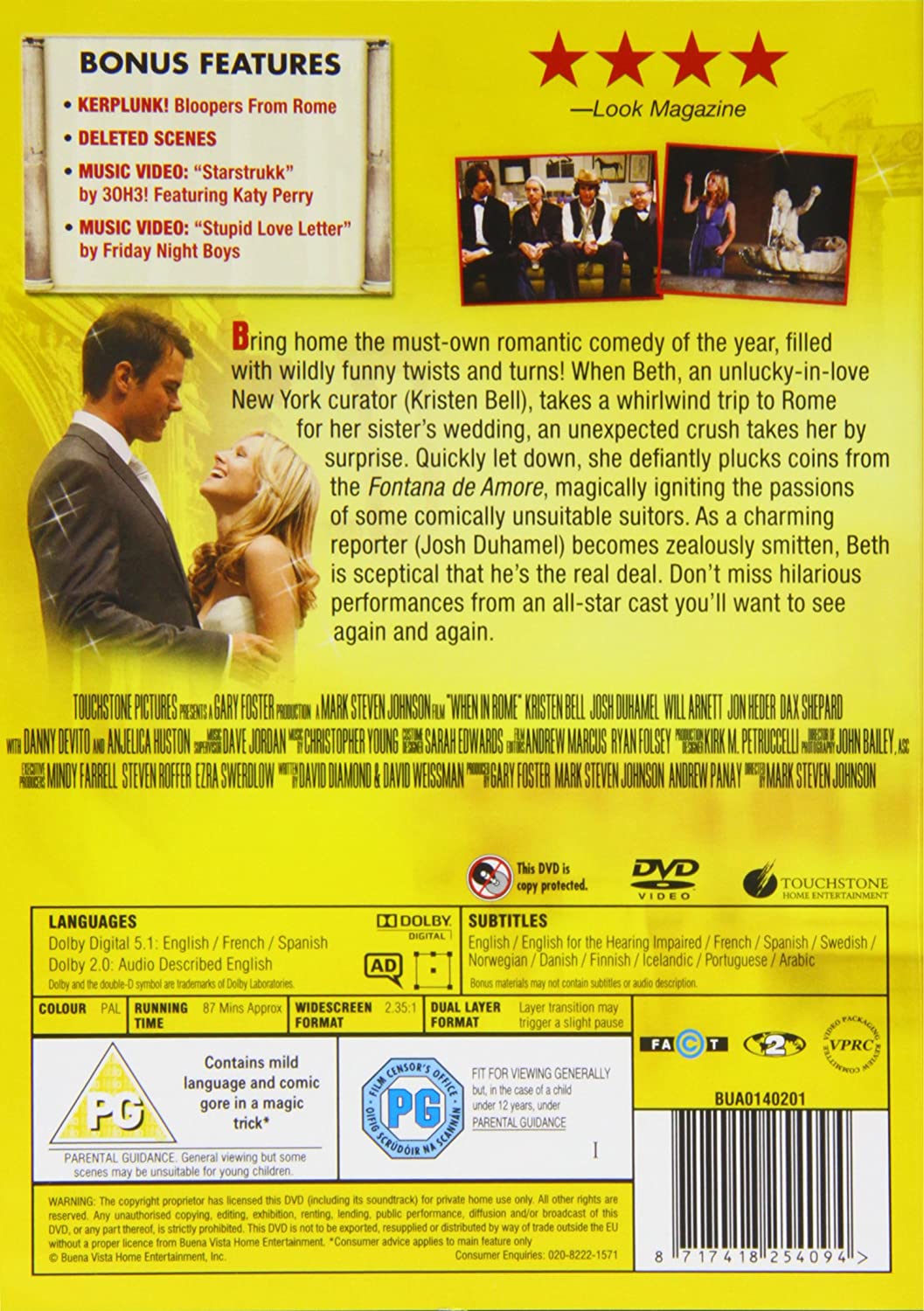 When In Rome - Rom-com [DVD]