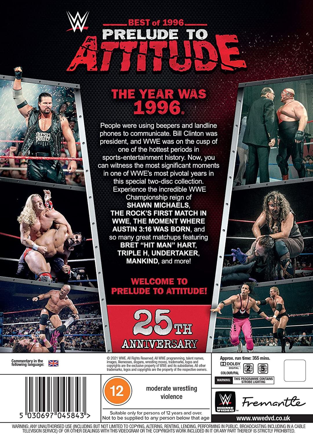 WWE: Best of 1996 - Prelude To Attitude [DVD]