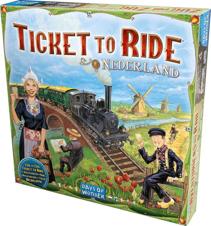 Tage des Wunders | Ticket to Ride Nederland Brettspiel-ERWEITERUNG | Brettspiel für Erwachsene und Familie | Zugspiel | Ab 8 Jahren | Für 2 bis 5 Spieler | Durchschnittliche Spielzeit 30–60 Minuten