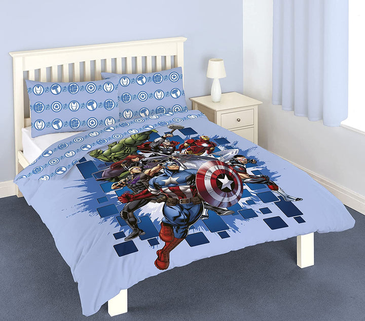 Disney Marvel Avengers Official Double Duvet Cover Set