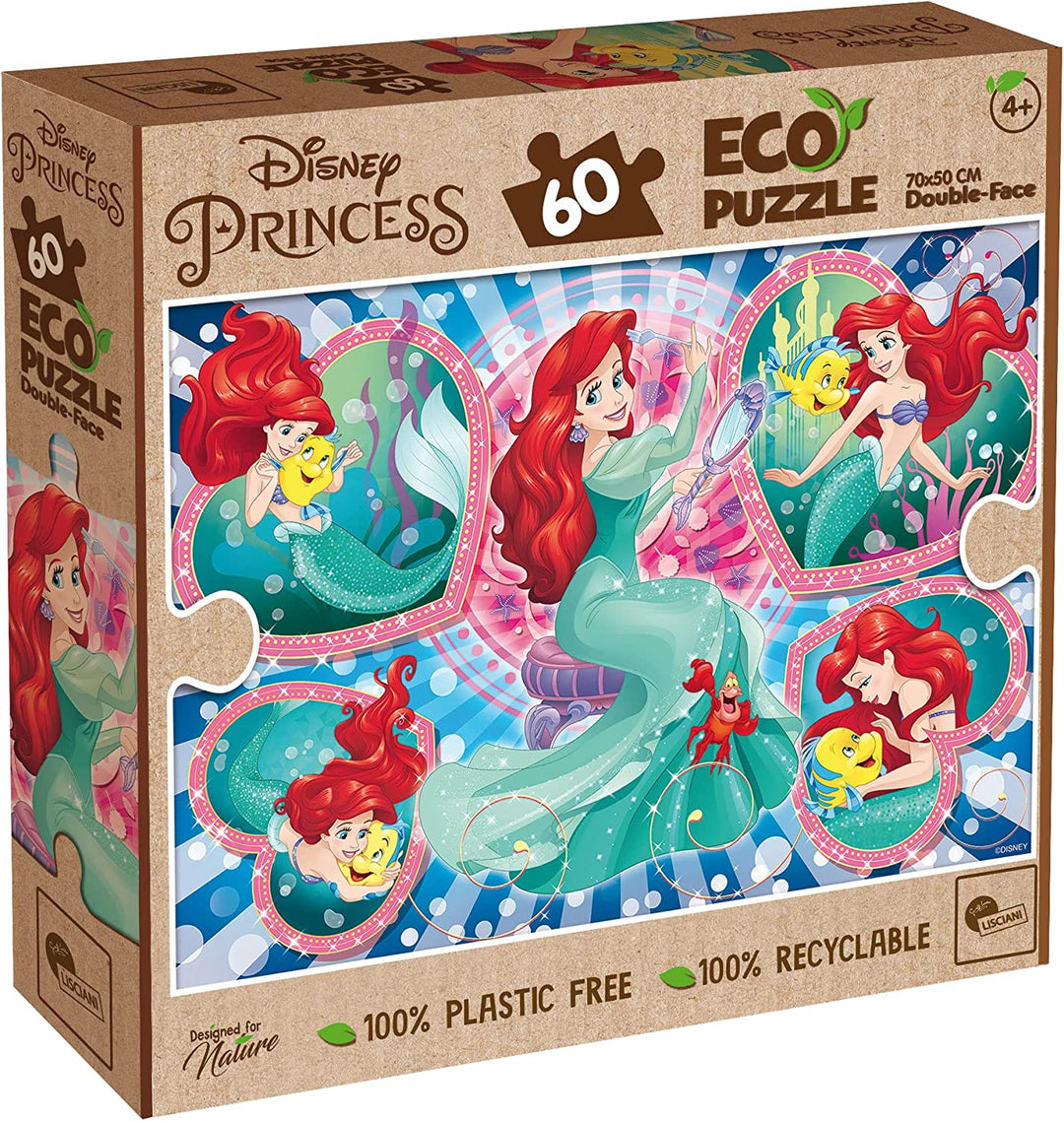 Liscianigiochi 91874 Disney Eco Puzzle Df Little Mermaid 60