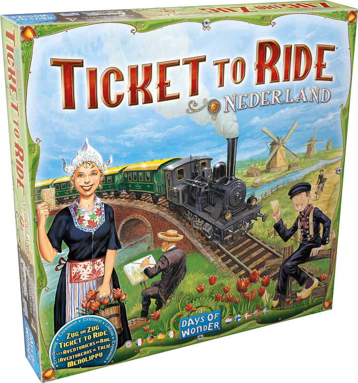 Tage des Wunders | Ticket to Ride Nederland Brettspiel-ERWEITERUNG | Brettspiel für Erwachsene und Familie | Zugspiel | Ab 8 Jahren | Für 2 bis 5 Spieler | Durchschnittliche Spielzeit 30–60 Minuten