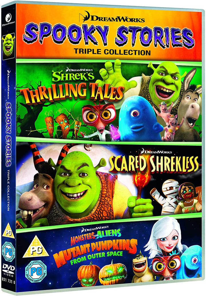 Dreamworks: Spooky Stories Collection (Scared Shrekless, Shrek's Thrilling Tales & Monsters vs Aliens: Mutant Pumpkins) - Animation [DVD]