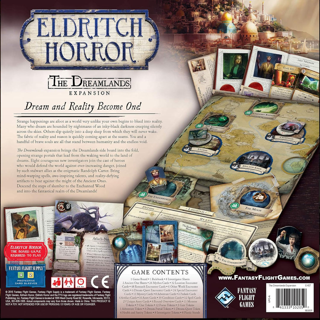 Fantasy-Flugspiele | The Dreamlands: Eldritch Horror Exp | Brettspiel | Alter 1