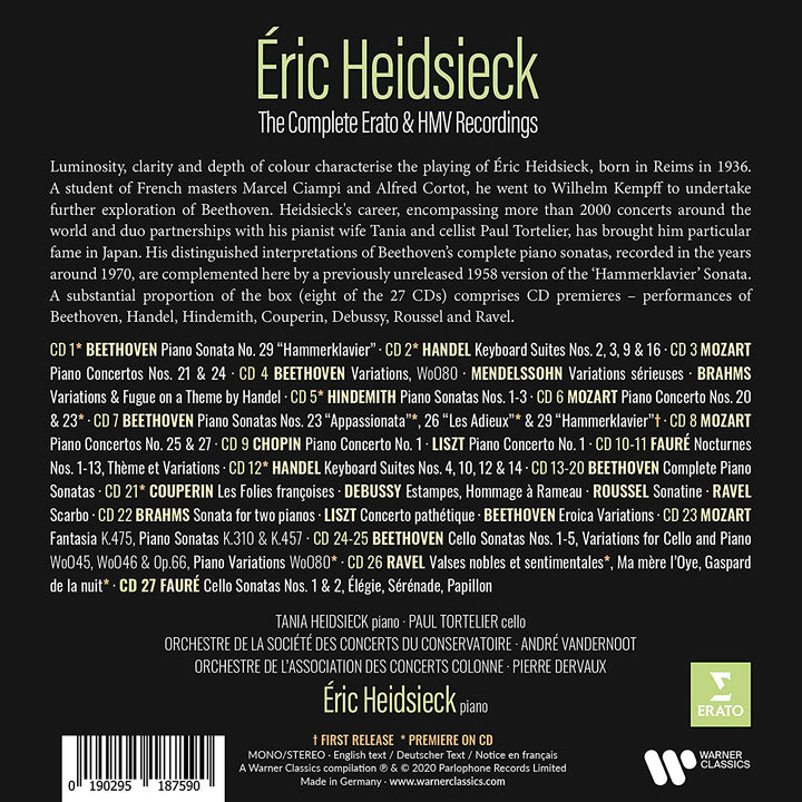 Eric Heidsieck – Die kompletten Erato-Aufnahmen [Audio-CD]