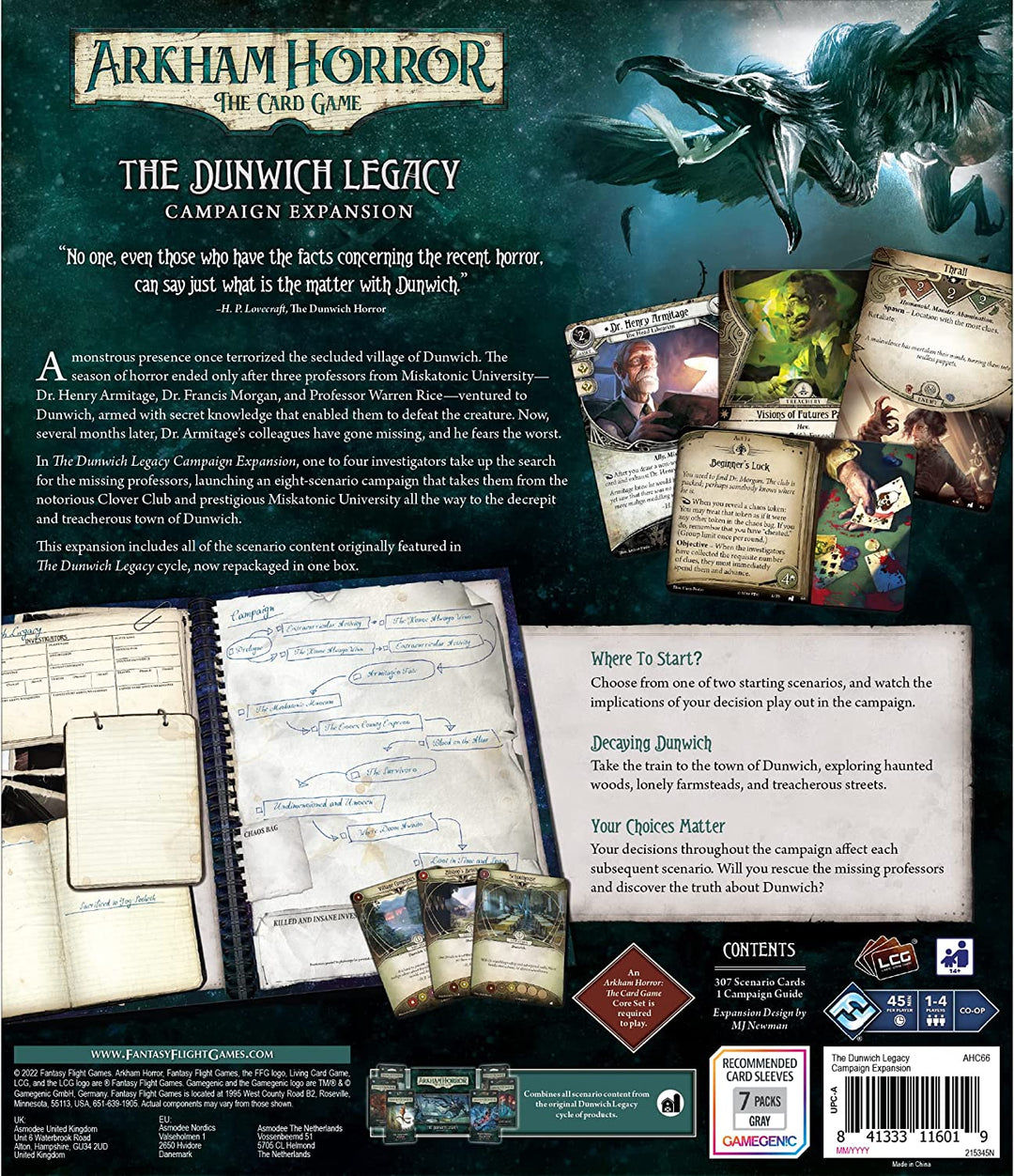 Arkham Horror LCG: The Dunwich Legacy Campaign Expansion