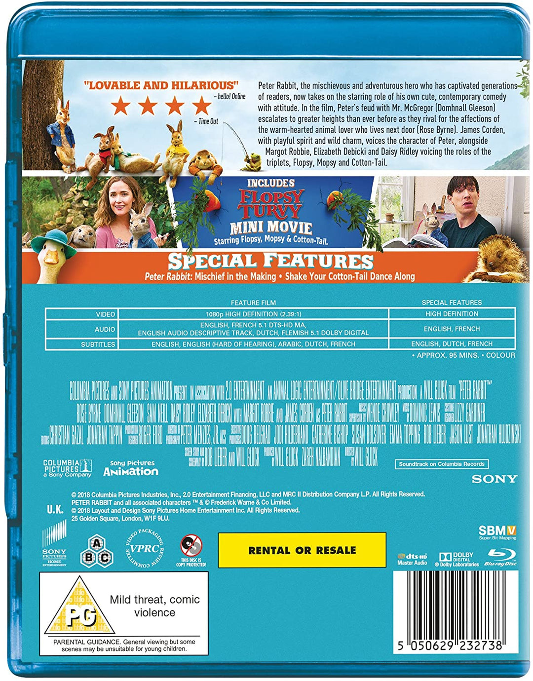 Peter Rabbit - Family/Comedy [Blu-Ray]