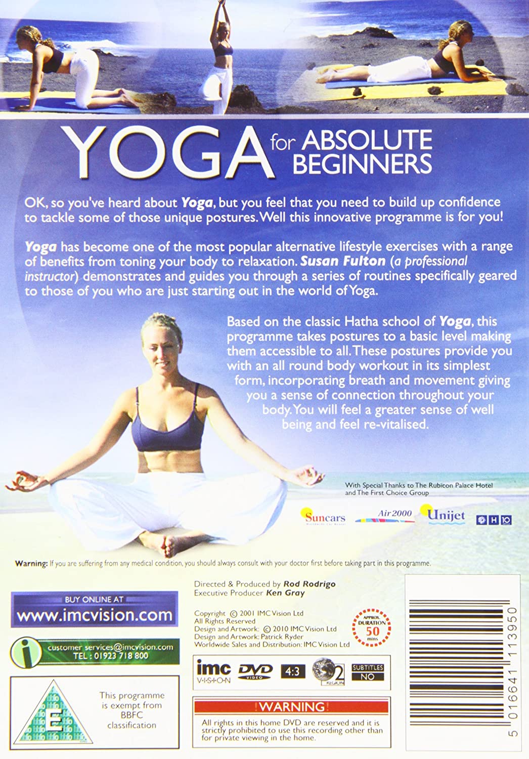 Yoga For Absolute Beginners - Hatha Yoga - Fit For Life Series [DVD]