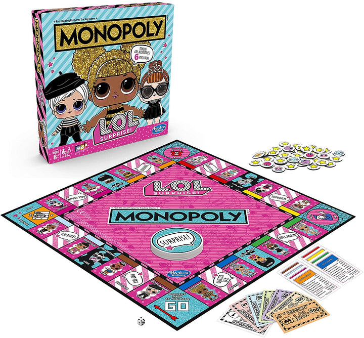 Gioco del monopolio: gioco da tavolo LOL Surprise Edition per bambini dagli 8 anni in su