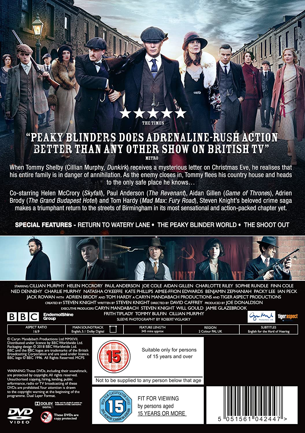 Peaky Blinders – Serie 4 – Drama [DVD]