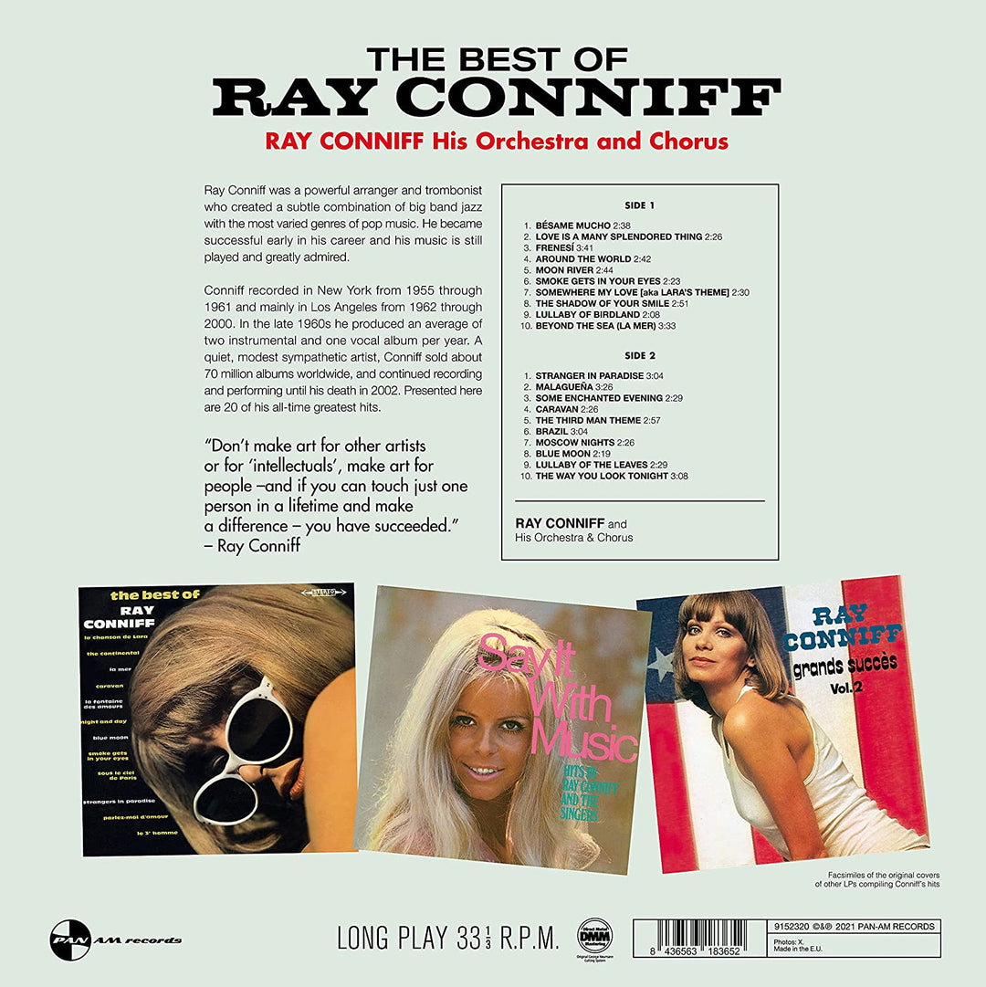 The Best Of Ray Conniff - 20 Greatest Hits [VINYL]
