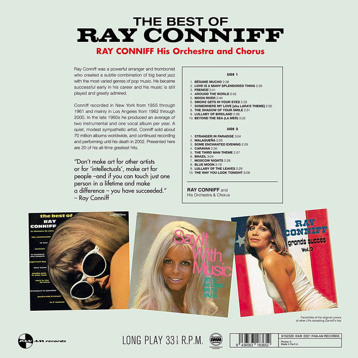 The Best Of Ray Conniff - 20 Greatest Hits [VINYL]