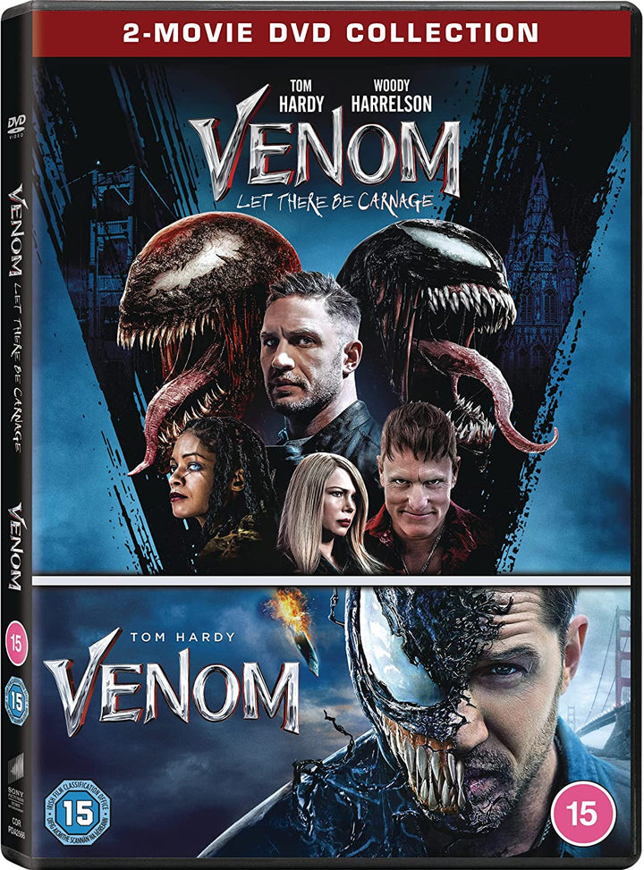 Venom 1&2: (2018) & Let There Be Carnage  [2021] [DVD]