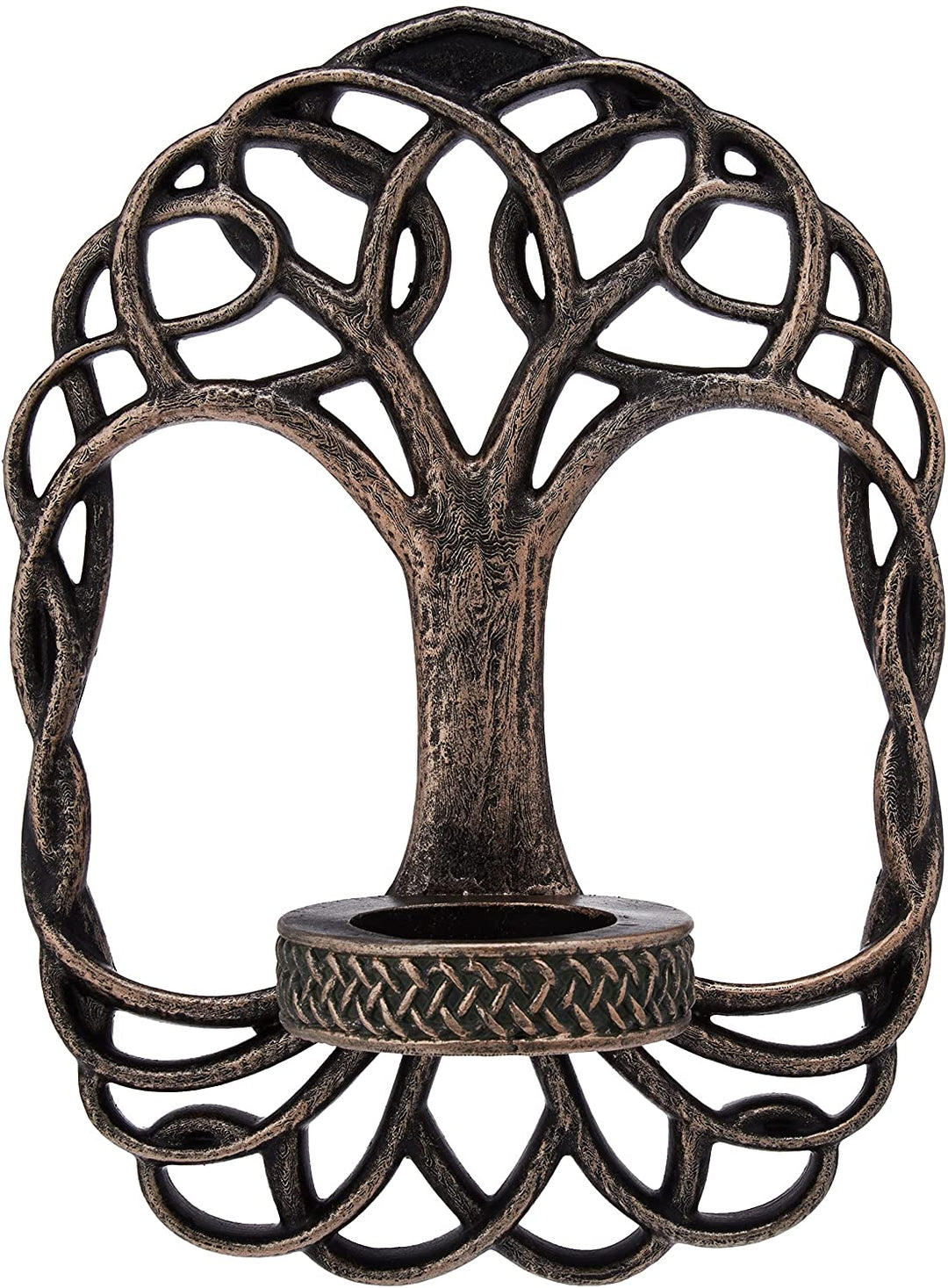 Nemesis Now D2415G6 Baum des Lebens Kerzenhalter, 26 cm, Bronze