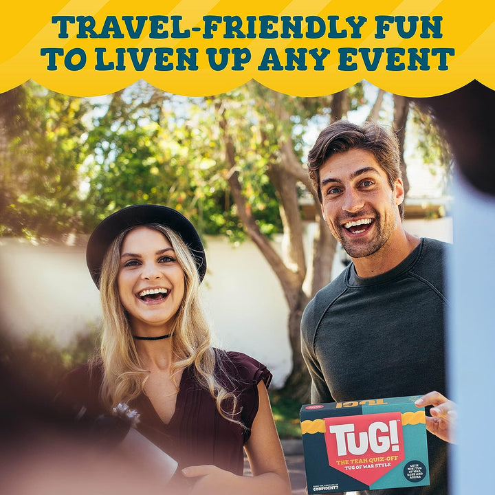 TUG! Board Game: Exciting Family Party Game - Team Tug of War Quiz Game