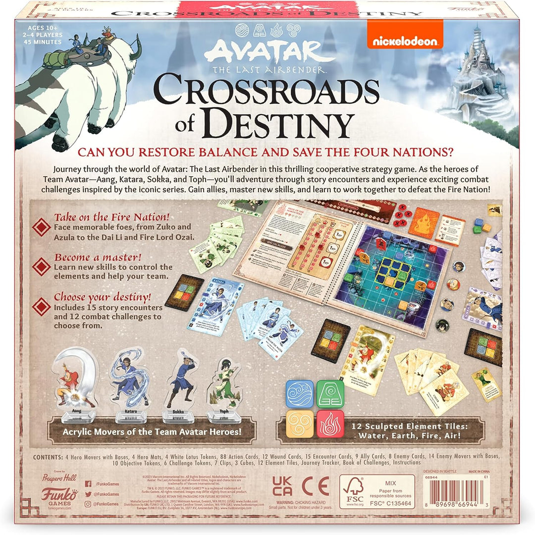 FUNKO GAMES Avatar The Last Airbender – Crossroads of Destinyn Brettspiel
