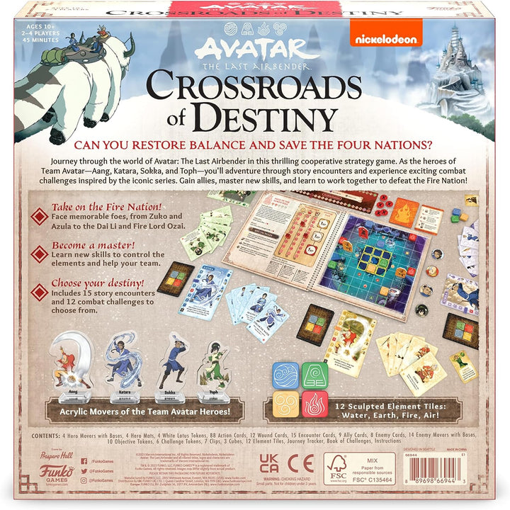 FUNKO GAMES Avatar The Last Airbender – Crossroads of Destinyn Brettspiel