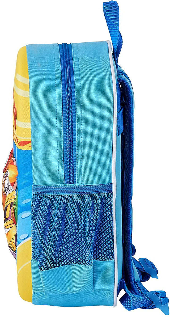 Safta Rucksack mit 3D-Design, anpassbar an den Trolley von SuperZings, 270 x 100 x 32