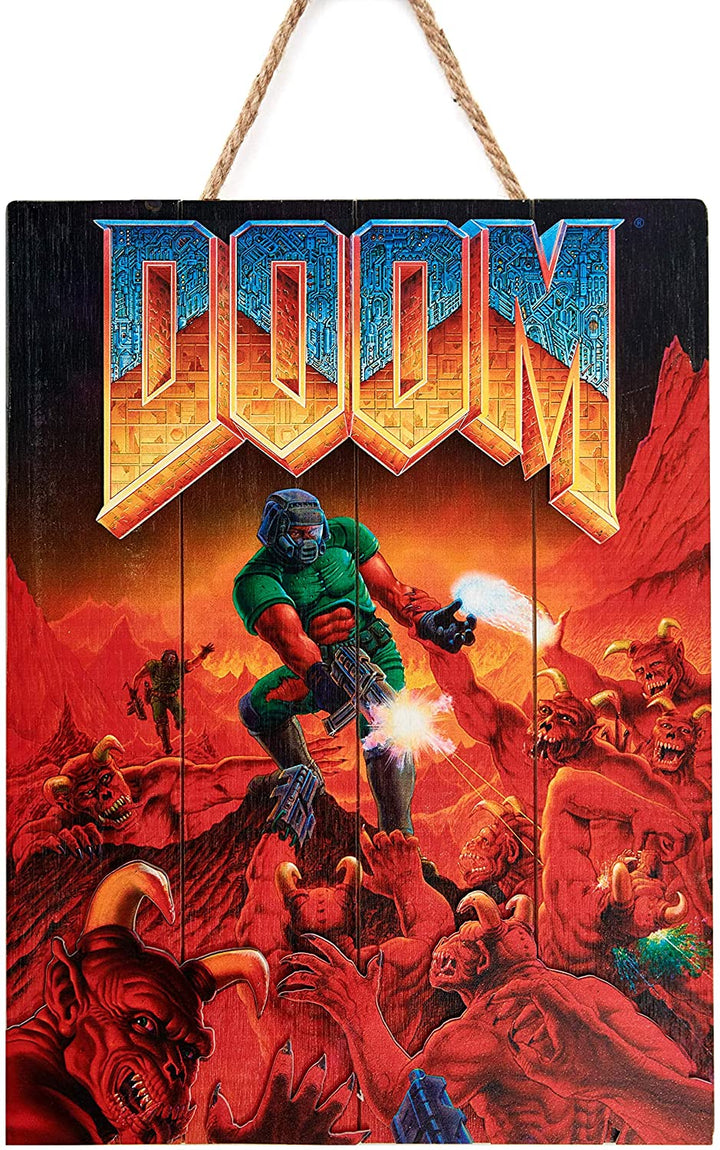 Doctor Collector DCDOOM02 Doom Classic Woodarts 3D-Limited Edition