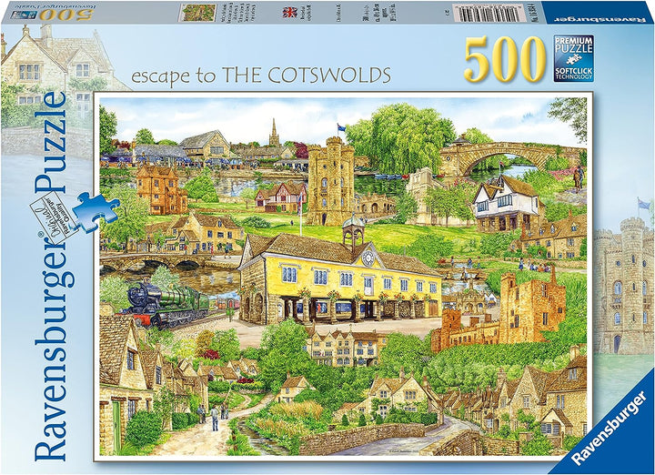 Ravensburger Escape to The Cotswolds 500 Piece Jigsaw Puzzle for Adults & Kids