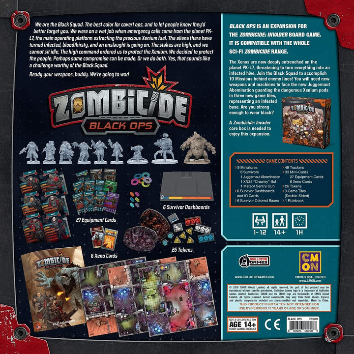 Zombicide Invader - Black Ops