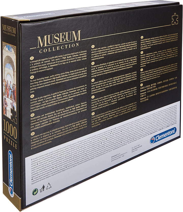 Clementoni 39483 39483-Puzzle Vaticano La Scuola di Atene 1000 Pezzi, M