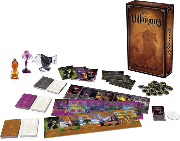 Ravensburger Disney Villainous Evil Comes Prepared – Strategie-Brettspiel für Kinder