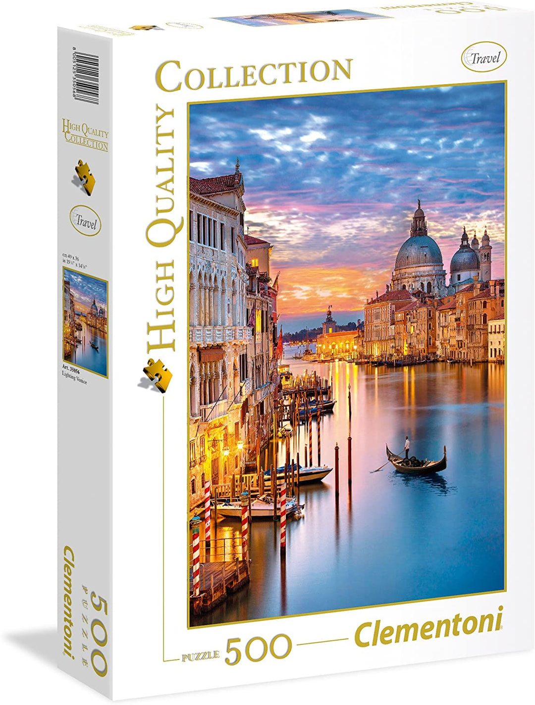 Clementoni 35056 Bright Venice – HQC Jigsaw Puzzle für Erwachsene und Kinder, 500 Teile